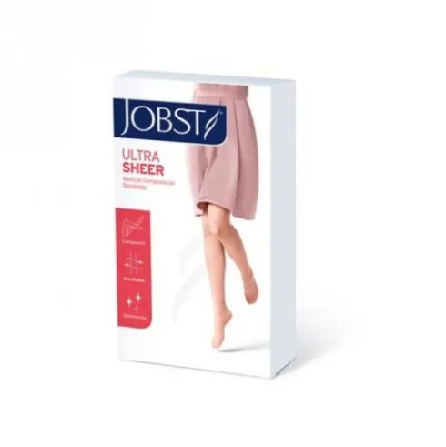 Jobst Ultrasheer Calza Compressiva 10-15mmHg Sabbia Taglia 5