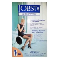 Jobst Ultrasheer Collant Compressione Graduata 10-15mmHg Nero Taglia 4