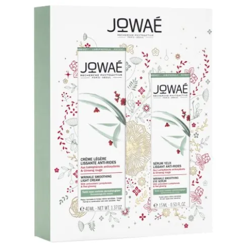 Jowae Cofanetto Viso Antirughe - Crema leggera antirughe 40 ml + Siero occhi antirughe 15 ml