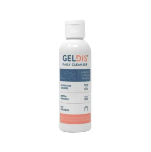 Kalipharm Geldis Detergente Protesi Dentarie Igienizzante Sbiancante 100ml