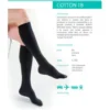 Kamila Gambaletto Uomo Cotton 18 mmHg Nero Extralarge