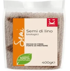 Ki Semi di Lino Scuro Biologici da 400g