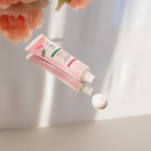 Klorane Crema Ricca Lenitiva alla Peonia Bio - Crema viso per pelle secca e sensibile - 40 ml
