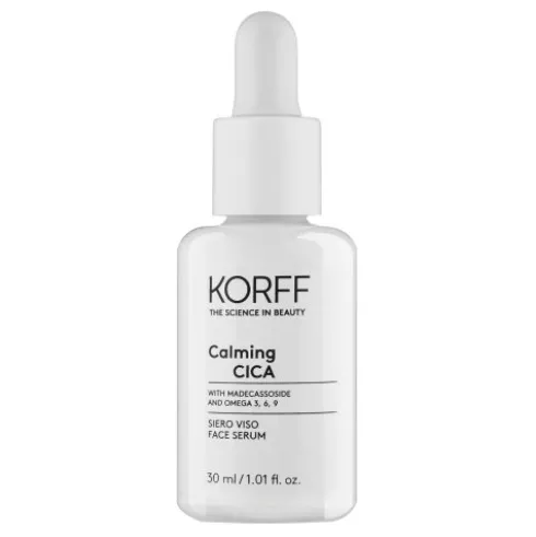 Korff Calming Cica Siero Viso Lenitivo - Siero riparatore per pelle irritata e arrossata - 30 ml
