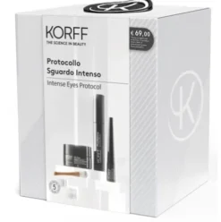 Korff Cofanetto di Natale 2023 Protocollo Sguardo Intenso - Eyeliner vinile + Mascara Prodigious + Eye Zone contorno occhi antirughe