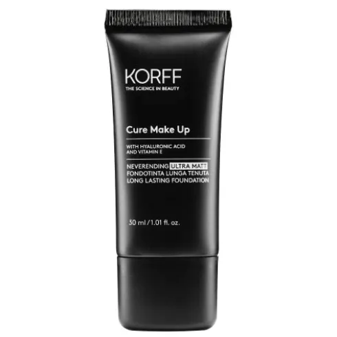 Korff Make Up Fondotinta Neverending Ultra Matt Colore 01 - Fondotinta lunga tenuta SPF30 - 30 ml