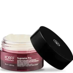 Korff Supreme Pro Crema Viso Matt Antirughe - Crema viso rimpolpante per pelle secca - 50 mL