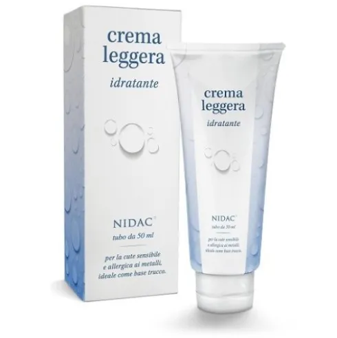 Laboratorio Terapeutico M.R. Nidac Crema Base Leggera Parafarmaco per Pelle Sensibile 50ml