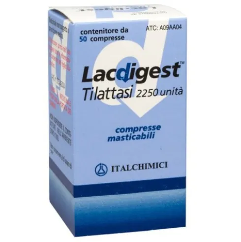 Lacdigest*50Compresse Mast 2250u