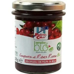 La Finestra Sul Cielo Composta di Ribes Rosso Biologica Vasetto 220 g