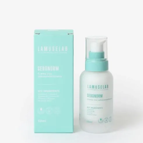 LamuseLab Sebonorm Crema Viso Sebonormalizzante Seboregolatrice Idratante 50ml