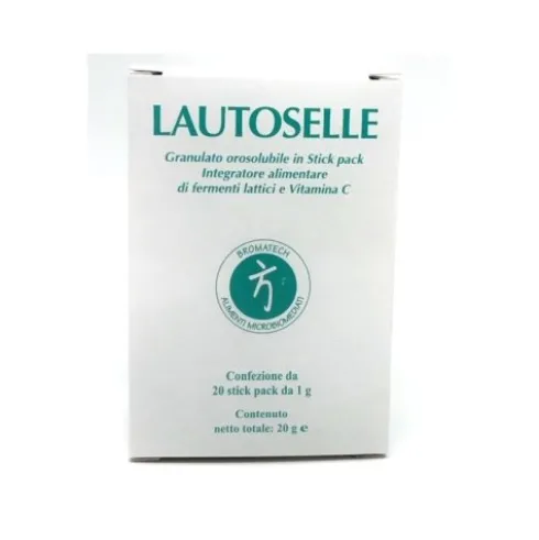 Lautoselle - Integratore di fermenti lattici e Vitamina C - 20 bustine orosolubili