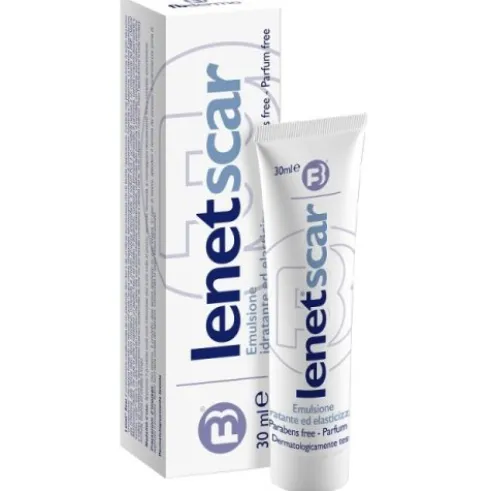 Lenet Scar Emulsione Cicatrici Utile per Trattamento Cicatrici di Diverse Origini 30ml