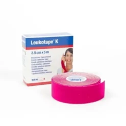 Leukotape K Taping Benda Adesiva Fisioterapica 2,5x500 Rosa
