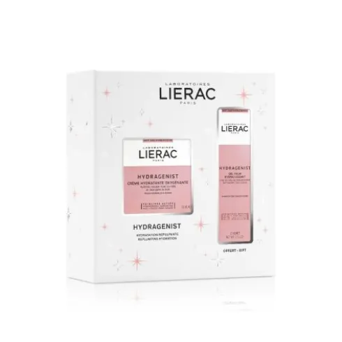 Lierac Cofanetto di Natale Hydragenist - Crema gel idratante 50 ml + Contorno occhi levigante 15 ml