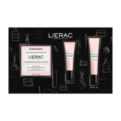 Lierac Cofanetto di Natale Hydragenist Gel Crema - Gel Crema viso illuminante 50 ml + Siero viso 15 ml + Contorno occhi 7,5 ml