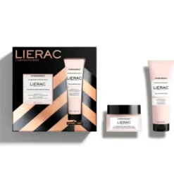 Lierac Cofanetto di Natale 2025 Hydragenist Crema - Crema viso illuminante 50 ml + Maschera rimpolpante 75 ml