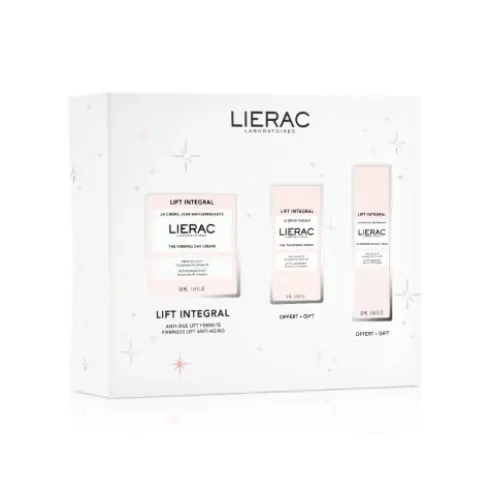Lierac Cofanetto di Natale Lift Integral Giorno - Crema antirughe 50 ml + Siero tensore 15 ml + Crema notte rigenerante 25 ml