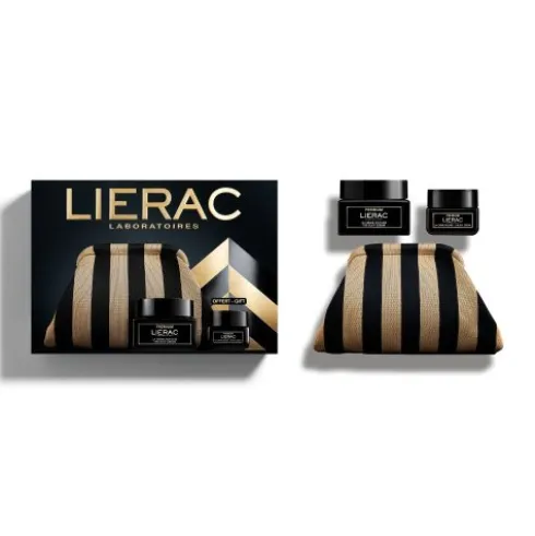 Lierac Cofanetto di Natale 2025 Premium Soyeuse - La Crema Soyeuse 50 ml + Contorno occhi 20 ml + Trousse viaggio