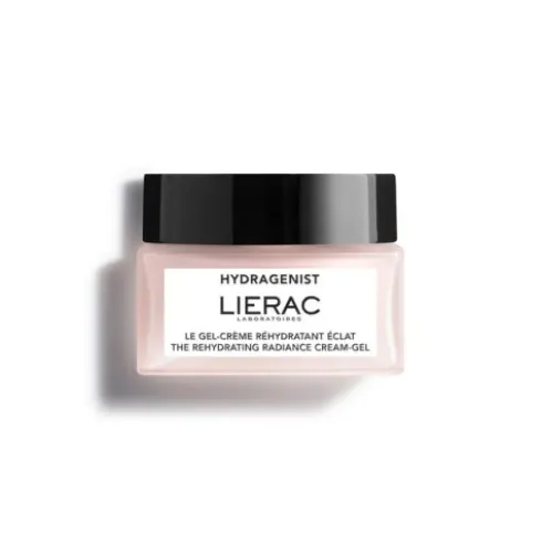 Lierac Hydragenist Il Gel Crema Reidratante Illuminante - Crema viso leggera per pelle da normale a mista - 50 ml