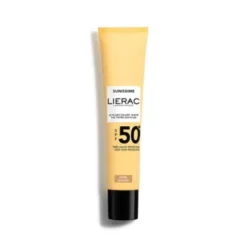 Lierac Sunissime Il Fluido Solare Colorato SPF 50+ - Fluido viso protettivo anti-età - Nuance Dorè - 40 ml