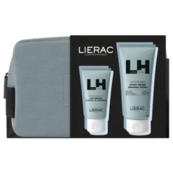 Lierac Trousse Uomo Natale 2024 Gel viso energizzante 50 ml + Gel doccia 50 ml - Idea regalo per lui