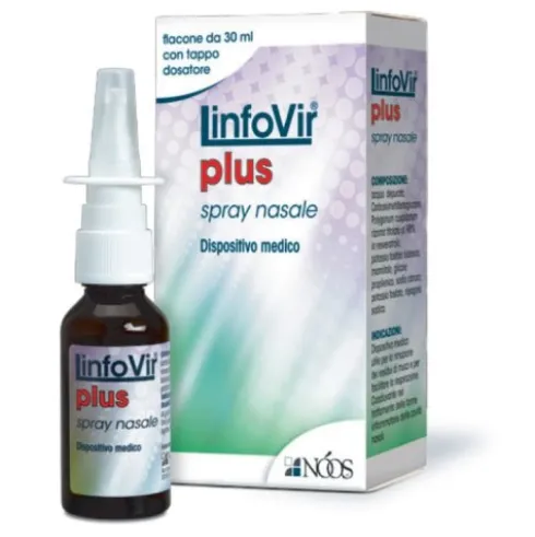 Linfovir Plus Spray Nasale Antinfiammatorio per Cavità Nasali 30ml