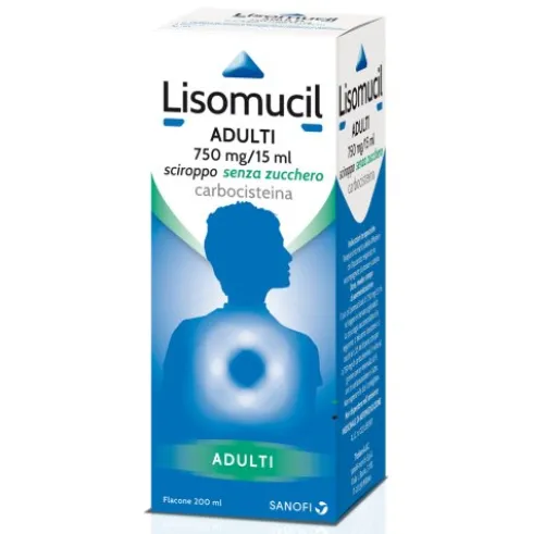 Lisomucil Adulti Sciroppo Senza Zucchero 200 ml