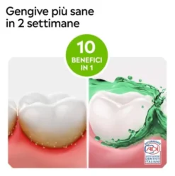 Listerine Difesa Denti e Gengive Collutorio - Ideale per l'igiene orale quotidiana - Gusto Menta fresca - 500 ml