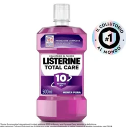 Listerine Total Care Collutorio - Ideale contro la formazione di tartaro e placca - 500 ml