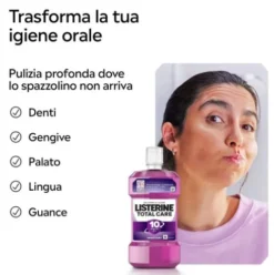 Listerine Total Care Collutorio - Ideale contro la formazione di tartaro e placca - 500 ml