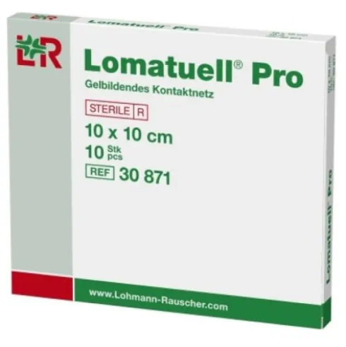 Lohmann & Rauscher Lomatuell Pro Medicazione Gelificante Sterile 10x10cm 10 Pezzi