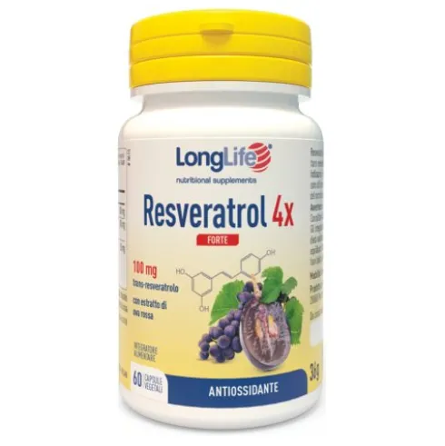 LONGLIFE RESVERATROL 4X 60Cps