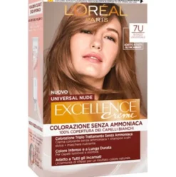 L'oreal Paris Excellence Nude Colorazione Permanente Senza Ammoniaca 7U Biondo Universale