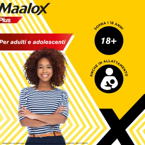 Maalox Plus - Rapido sollievo dal bruciore di stomaco e difficoltà a digerire - 30 Compresse Masticabili