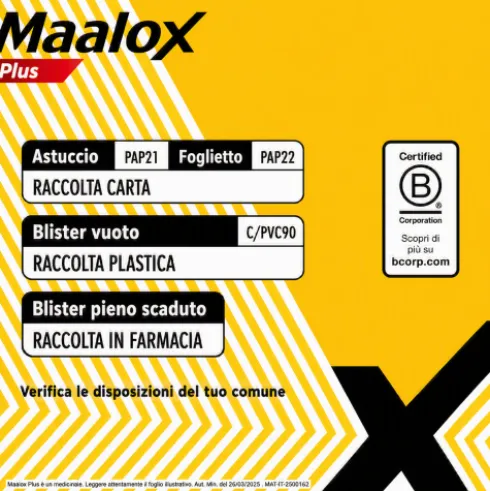 Maalox Plus - Rapido sollievo dal bruciore di stomaco e difficoltà a digerire - 30 Compresse Masticabili