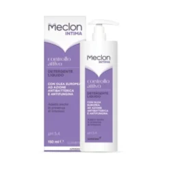 MECLON Detergente Intimo Controllo Attivo 150ml - Azione Antimicrobica Naturale pH 5,4