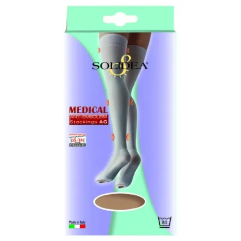 MEDICAL A/Emb.Knee High Nat.L