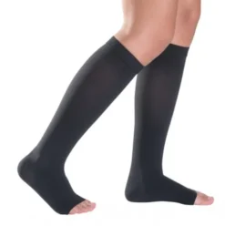 Medi Mediven Plus Gambaletto Compressione CCL1 Nero Lungo Punta Aperta Taglia 3