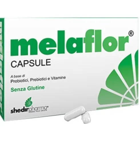 Melaflor - Integratore per l'equilibrio della flora batterica intestinale - 30 capsule