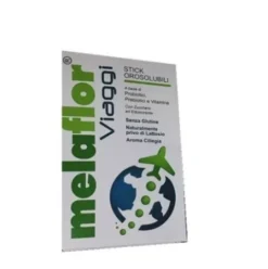 Melaflor Viaggi - Integratore per l'equilibrio della flora batterica intestinale - 12 stick orosolubili