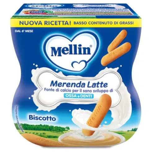 MELLIN Mer.Latte/Bisc.2x100g