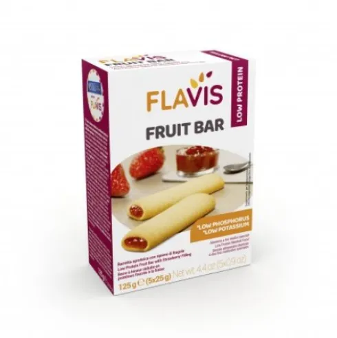 Mevalia Flavis Fruit Bar Barrette Aproteiche 125g