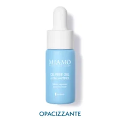 Miamo Acnever Oil Free Gel Ultra Mattifier - Gel sebo normalizzante per pelle grassa a tendenza acneica - Travel size - 10 ml