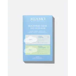 Miamo Blackhead Clear Duo Nose Mask - Maschera naso per punti neri - 5 maschere STEP 1 + 5 maschere STEP 2 + 10 cotton fiock