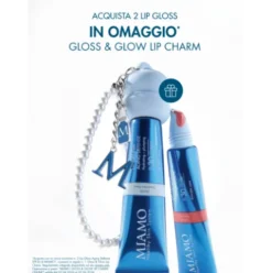 Miamo Lip Gloss Aging Defense SPF30 - Nuance Pink - Gloss idratante e volumizzante labbra - 15 ml