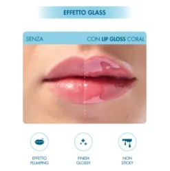 Miamo Lip Gloss Aging Defense SPF30 - Nuance Coral - Gloss idratante e volumizzante labbra - 15 ml