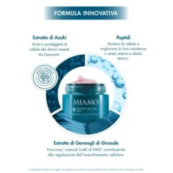 Miamo Longevity Cell Care Light Velvet Cream Refill - Ricarica crema viso antietà rigenerante per pelle normale e grassa - 50 ml