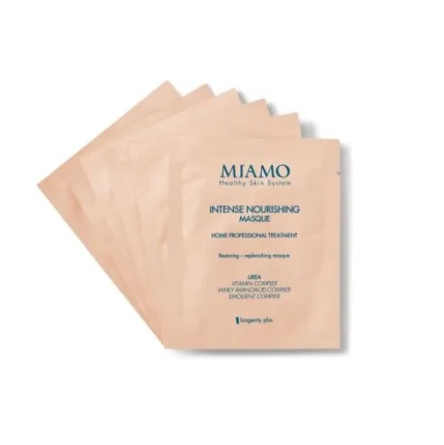 Miamo Longevity Plus Intense Nourishing Masque - Maschera viso rigenerante e nutriente - 6 pezzi da 10 ml