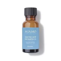 Miamo Mini Size Acnever Salicylic Acid Exfoliator 2% Viso e Corpo - Esfoliante astringente per pelle grassa a tendenza acneica - 20 ml